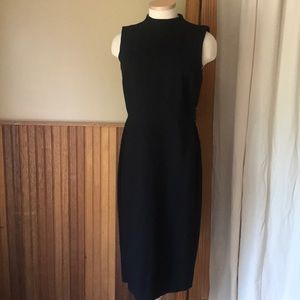 NWT JCrew 365 black sleeveless dress size 8